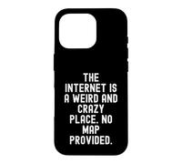 Internet est Un Endroit étrange et Fou. Aucune Carte fournie Coque pour iPhone 16 Pro