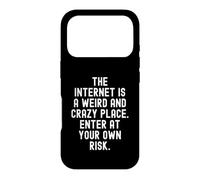Internet est Un Endroit étrange et Fou, entrez par Vous-même Coque pour iPhone 17 Pro
