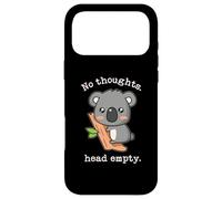 Internet Meme Smooth Brain Gang No Thoughts Head Empty Koala Coque pour iPhone 17 Pro Max