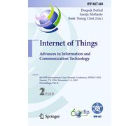 Internet Of Things. Advances In Information And Communication Technology
