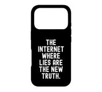 Internet où Le Mensonge est la Nouvelle vérité Witty Coque pour iPhone 17 Pro
