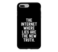 Internet où Le Mensonge est la Nouvelle vérité Witty Coque pour iPhone 7 Plus/8 Plus