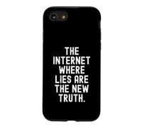 Internet où Le Mensonge est la Nouvelle vérité Witty Coque pour iPhone SE (2020) / 7/8