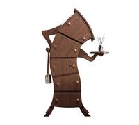 interoknack Armoire à tiroirs en bois | Commode à 5 tiroirs de dessin animé funky | Tiroirs de rangement incurvés uniques pour salon, chambre à coucher et chambre d'enfant | Meubles de design insolite
