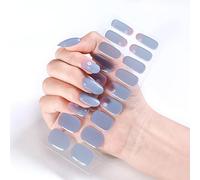 INTEROOKIE Autocollant à ongles en gel semi - cuit résistant à l'eau durable 3D amovible et portable autocollant à ongles pour femmes (JK229)