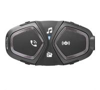 INTERPHONE Active HD - Unique - Interphone Casque Moto écouteurs stéréo Haute fidélité 40 mm, 4 Motards, Distance Max 1 km, autonomie 15 Heures, Radio, GPS, TFT, étanche IPX67