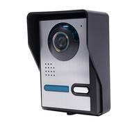 Interphone avec caméra - Interphone de porte - Système de sonnette - Caméra - Système de plaque de porte moderne avec écran de 7" - Vision nocturne - Distance de transmission d'image de 200 m