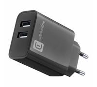 Interphone Cellularline Chargeur Double Usb 12w+12w
