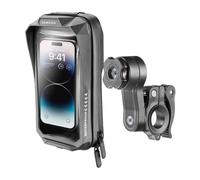 Interphone Cellularline Housse universelle moto jusqu'à 7" étanche Quiklox guidon rond