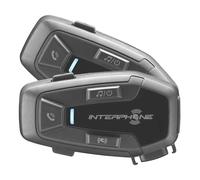 INTERPHONE U-Com6R | Double | interphone Moto Bluetooth 5.2 Amovible et Batterie intégrée 15 Heures autonomie, 1 km, Compatible TFT et GPS, imperméable, Haut-Parleur 32 mm