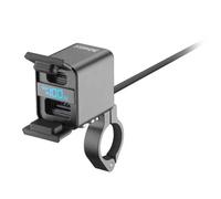 Interphone Cellularline Acchandlebar100w Power Outlet Usb Argenté