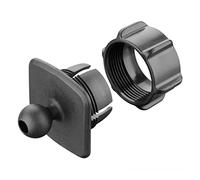 Interphone Cellularline SMADAPTER22 | Adaptateur de Guidon de Moto Tubulaire de Remplacement - pour Guidon Tubulaire, Potence Moto Crab 2022 avec Boule de 17 mm