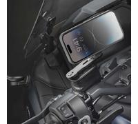 Interphone Cellularline – Support téléphone Quiklox pour réservoir de liquide de frein Noir