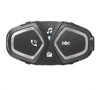 INTERPHONE Connect HD - Unique - Interphone Casque Moto Écouteurs Stéréo Haute Fidélité 40 mm, Utilisation Pilote - Distance 300 MT, Autonomie 12 Heures, Radio, GPS, TFT, étanche IPX67