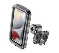 Interphone - Système Modulaire QUIKLOX - 2 en 1 - Support Téléphone Portable pour Motos - Coque Rigide Etanche Universelle pour Smartphones jusqu'à 6,5" - Support Guidon Inclus