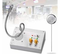 Interphone De Fenêtre, Haut-Parleur Intégré, Réglage Indépendant du Volume, Fonction Denregistrement pour Agences De Voyages, Bureaux Et Guichets.