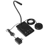 Interphone de fenêtre, interphone bidirectionnel, interphone de cabine de microphone de guichet de gare d'hôpital de banque, mini haut-parleur