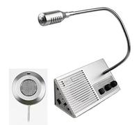 Interphone de guichet de banque, haut-parleur de microphone de fenêtre à double sens, système d'interphone pour les entreprises, les bureaux, les écoles, les guichets, les banques et les gares.