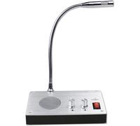 Interphone de guichet de banque, haut-parleur extérieur, communication bidirectionnelle, réduction automatique du bruit, orientation à 360°, haute résolution vocale