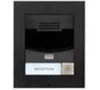 Interphone de porte compact IP Solo externe montage encastré Noir - 9155301BS - 2N