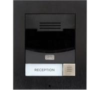 Interphone de porte compact IP Solo externe montage encastré Noir 9155301BS G