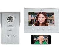 Interphone de porte IP - ELRO - DV4000IP - Caméra Full HD 1080P - Vision nocturne - Moniteur 7 pouces