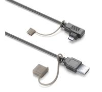 INTERPHONE INTERPHORIDESYUSB Accessoire de rechange pour RIDESYNC - Câble spécifique USB-A/USB-C pour la connexion d'alimentation, également pour la mise en place sur d'autres motos