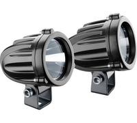 Interphone Paire de feux additionnels moto avant - Phare LED homologué ECE R112 - Kit de 2 phares de moto avec une puissance de 10W - Flux lumineux de 990 lumens - Motif de faisceau SPOT