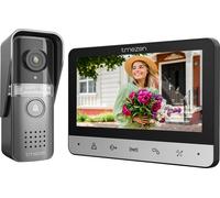 Interphone-portier vidéo, écran couleur 7 pouces, angle de vision 120°, 1 sonnette1moniteur