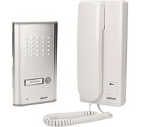 ORNO Fossa Interphone Filaire Interieur pour 1 Famille 230VAC Montage Encastré ou en Saillie Toit de Protection Non Inclus à Acheter Séparément 4 Fils (Kit pour 1 Famille)
