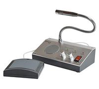 Interphone professionnel pour protections en plexiglas ou en verre avec microphone bidirectionnel