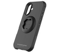 Interphone Quiklox - Coque pour Apple iPhone 16 Tetraforce pour Moto, Voiture ou vélo Gamme Quiklox - Support de téléphone Portable - Système modulaire QUIKLOX - Libération Rapide - Noir