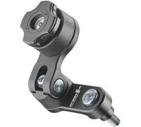 Interphone - Système Modulaire QUIKLOX - Support Téléphone Portable Moto - Connexion Quiklox pour Rehausseurs Moto (Pince Guidon) - Réglable 360° Horizontal 90° Vertical - Connexion Quick Release