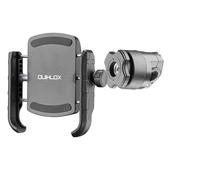 Interphone QUIKLOX - Support Smartphone Universel (de 3,5" à 7,5") avec Fixation Miroir ou Traversinor, Système Modulaire QUIKLOX, Support Téléphone Portable Moto, Fixation à Dégagement Rapide