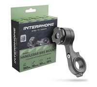 Interphone Cellularline - Support guidon Quiklox pour compteur vélo - Argenté Black