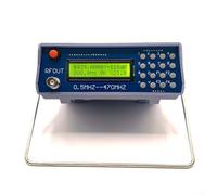 Interphone radio FM générateur de signal 0,5 MHz-470 MHz testeur de fréquence avec modulation audio 800 Hz et fonction CTCSS analogique numérique pour mesure de la sensibilité du talkie-walkie, bleu