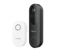 Interphone - Reolink Sonnette Vidéo Batterie 2K sans Fil Wi-Fi, Vue Tête aux Pieds, Détection Intelligente, Chime Inclus