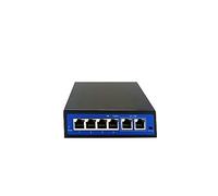Interphone sans fil, 2MP 1080P 10 pouces interphone vidéo écran tactile grand Tuya sans fil POE filaire sonnette for Villa plat RFID contrôle d'accès(4-2 POE Switch)