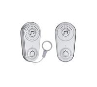Interphone Sans Fil avec Bouton D'Appel pour Enfant Handicapé et Âgé, Gris