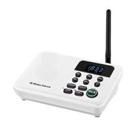 Interphone sans fil, Interphones sans fil FM à 22 canaux Accueil Maison Bureaux d'affaires 1Mile Range Room To Room Calling & Système parlant(1Unit White)