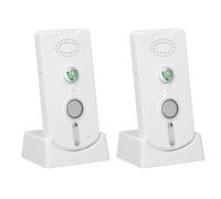 Interphone sans Fil pour la Maison 1000m Gamme Voix activé 2 Voies Interphone pour la Maison de Bureau de Maison Maison dans la Chambre DC5v 1A (White)