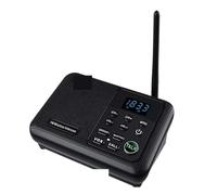 Interphone sans Fil, Système d'interphone sans Fil Longue portée de 1 Mile for Les Bureaux d'affaires à Domicile, pièce, communiquez(1 Unit Black)