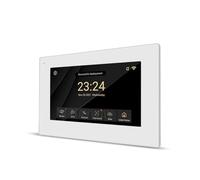 Interphone sans fil, Système d'interphone vidéo Tuya Smart Home 7 pouces écran tactile porte d'accès téléphone avec 1080P 110 ° caméra de sonnette filaire(R6-M503WA)