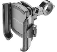 INTERPHONE SMCRAB24PRO Support Universel pour Smartphone avec Anti-Vibration Pro pour Moto - Aluminium - Orientable à 360 pour Guidon Rond de diamètre 16/30 mm