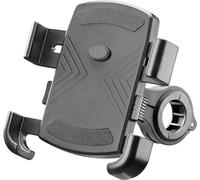 Interphone Cellularline Support smartphone SMMOTOCRAB23 pour potences de guidon 12 à 30 mm Argenté