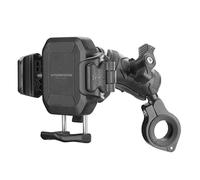 Interphone - Support de téléphone Crab 26 Pro pour Guidon de Moto et vélo avec libération Rapide, Anti-Vibrations Premium, Bras articulé en Aluminium, sûr pour l'utilisation de Votre Smartphone en