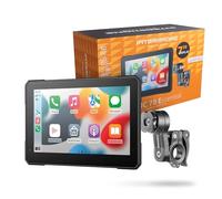 INTERPHONE SYNC70 Essential 7" Écran - Connexion Wi-FI et Bluetooth pour Lier Votre Smartphone - Musique et GPS Moto - avec Support QUIKLOX Inclus - Certifié IP66