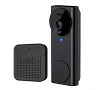Interphone Vidéo Audio Bidirectionnel Clair | Résolution 2K nette, objectif grand angle 120°, couvre toute la pour zone d'entrée, pour idéal surveillance
