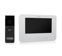 Interphone vidéo BYRON DIC-24312 17,8 cm blanc/noir - 2 fils - Vision nocturne - Volume réglable