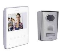 Chacon Visiophone filaire Écran couleur 4,3'' IP44 Blanc